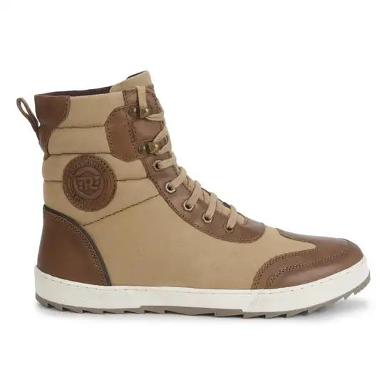 Sturdy Leather Boots Light Khaki