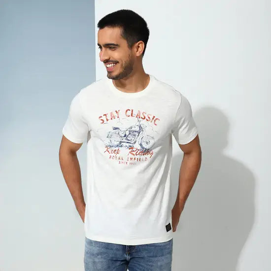 Stay Classic Graphic T-Shirt White