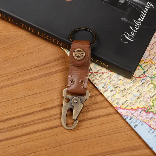 Metal Hook Key Chain Re Wing Tan