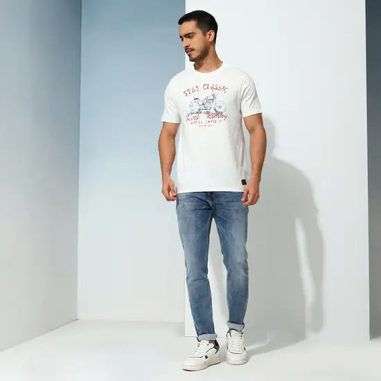 Stay Classic Graphic T-Shirt White