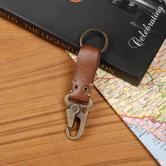Metal Hook Key Chain Re Wing Tan