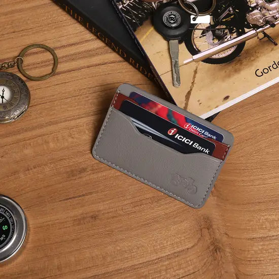 Accent Core Card Case Charcoal