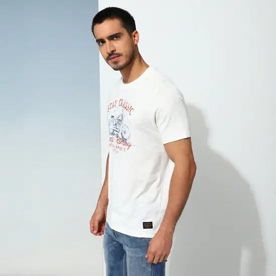 Stay Classic Graphic T-Shirt White