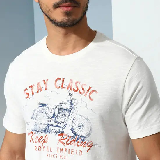 Stay Classic Graphic T-Shirt White