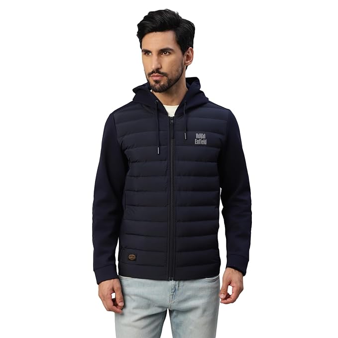 Hybrid Down Sweatshirt – Navy