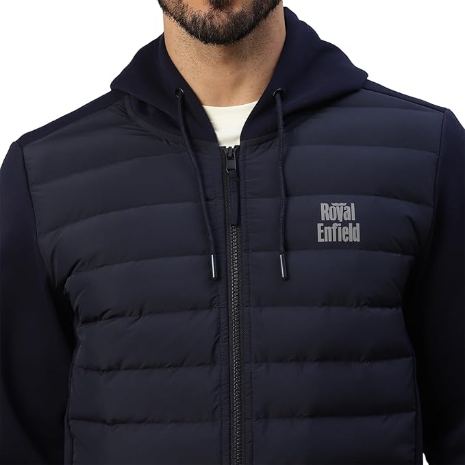 Hybrid Down Sweatshirt – Navy