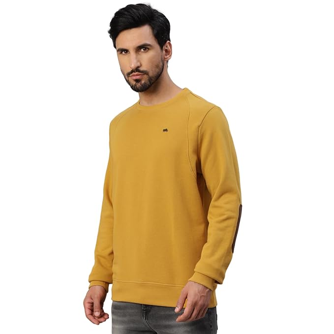 Cut & Sew Sweatshirt – Mustard