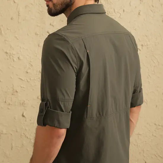 MLG Side Vertical Vent Shirt – Olive