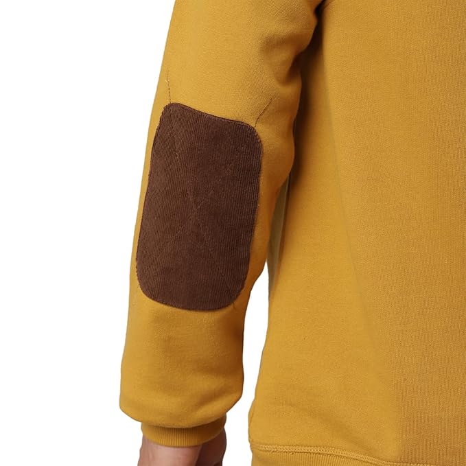 Cut & Sew Sweatshirt – Mustard
