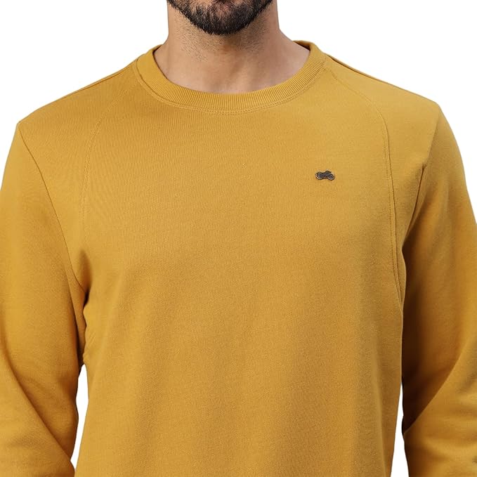 Cut & Sew Sweatshirt – Mustard