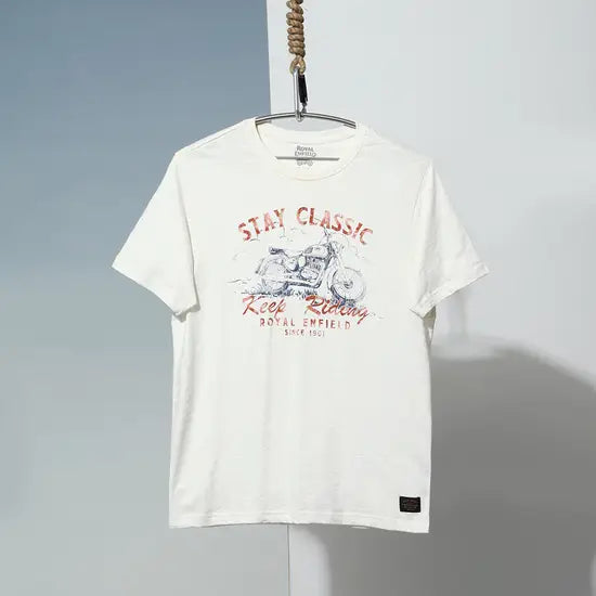 Stay Classic Graphic T-Shirt White