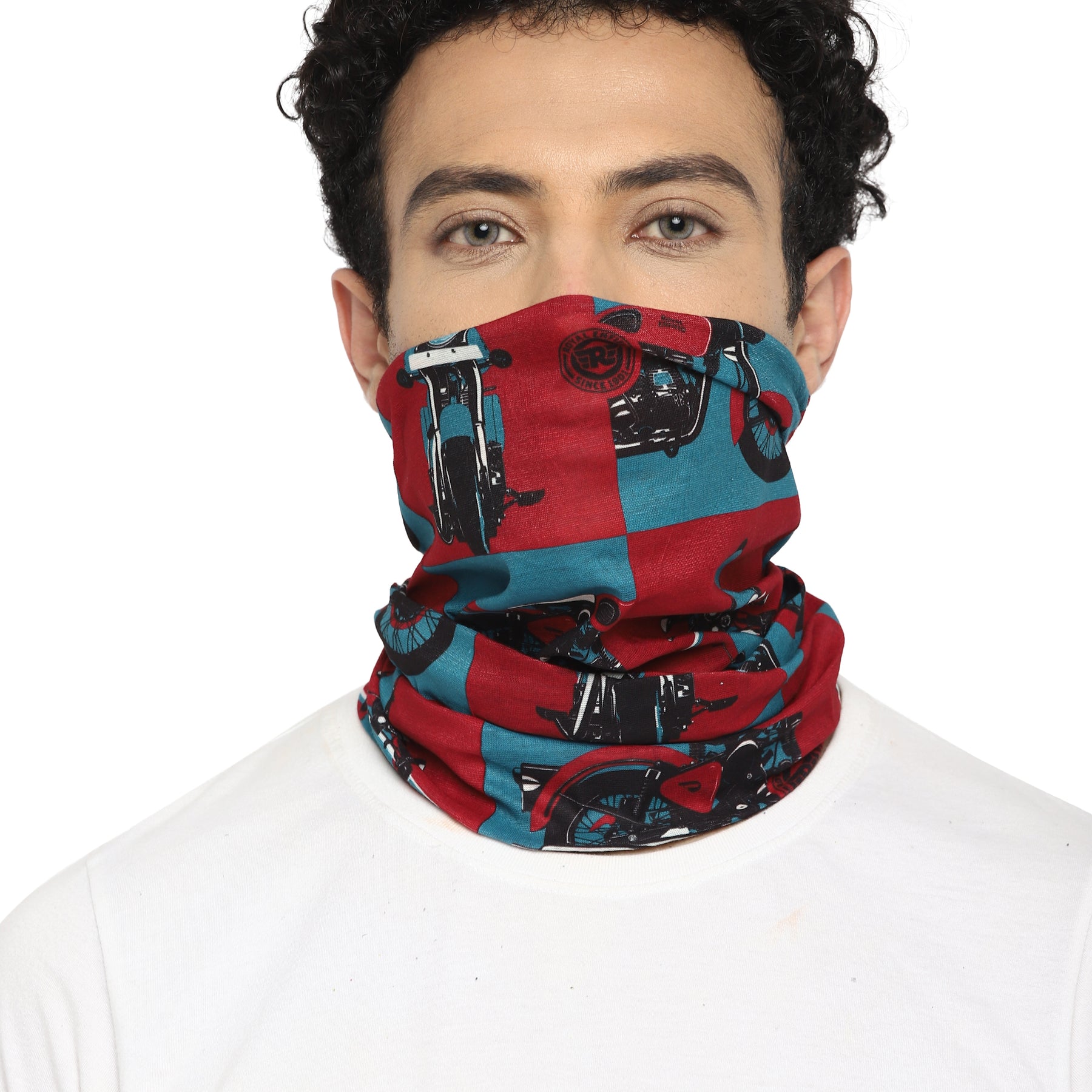 Combo-1 Red & Charcoal Balaclava