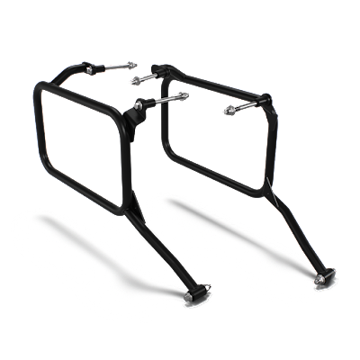 Black Adventure Pannier Rails
