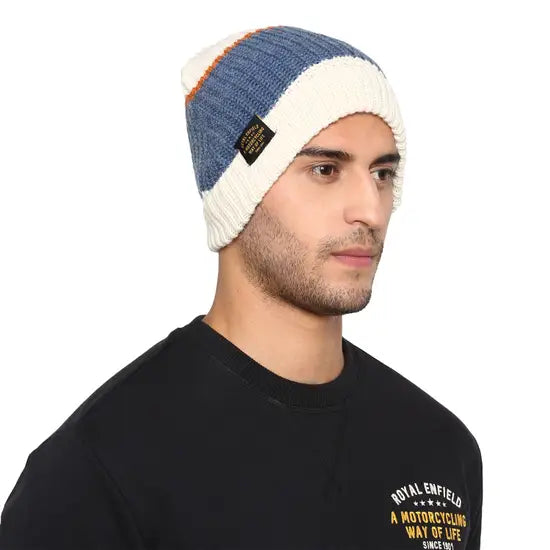 Striper Beanie – Cream