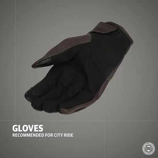 Gritty Gloves Brown & Yellow