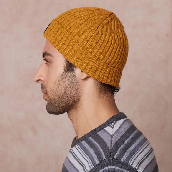 Solid Beanie – Mango