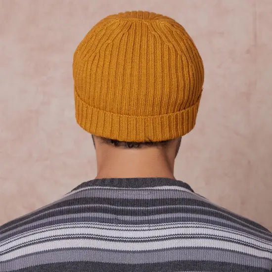 Solid Beanie – Mango