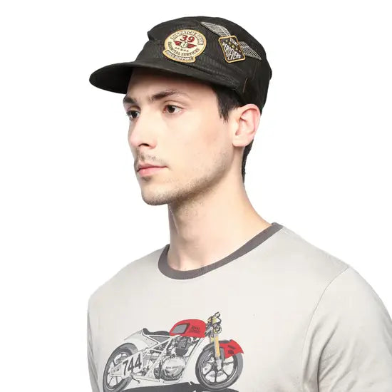 Military Cap – Charcoal