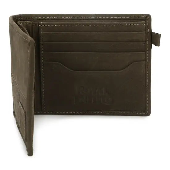 Vintage Map Wallet – Olive