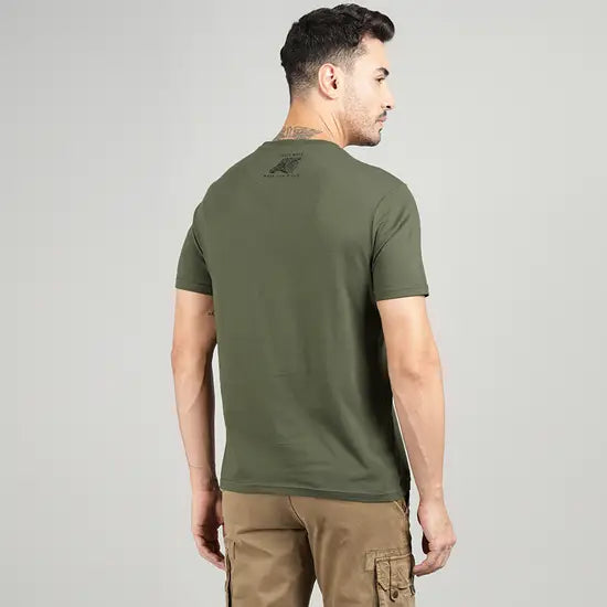 Re Bullet-350 T-Shirt Olive