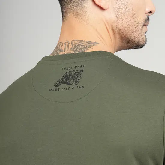 Re Bullet-350 T-Shirt Olive