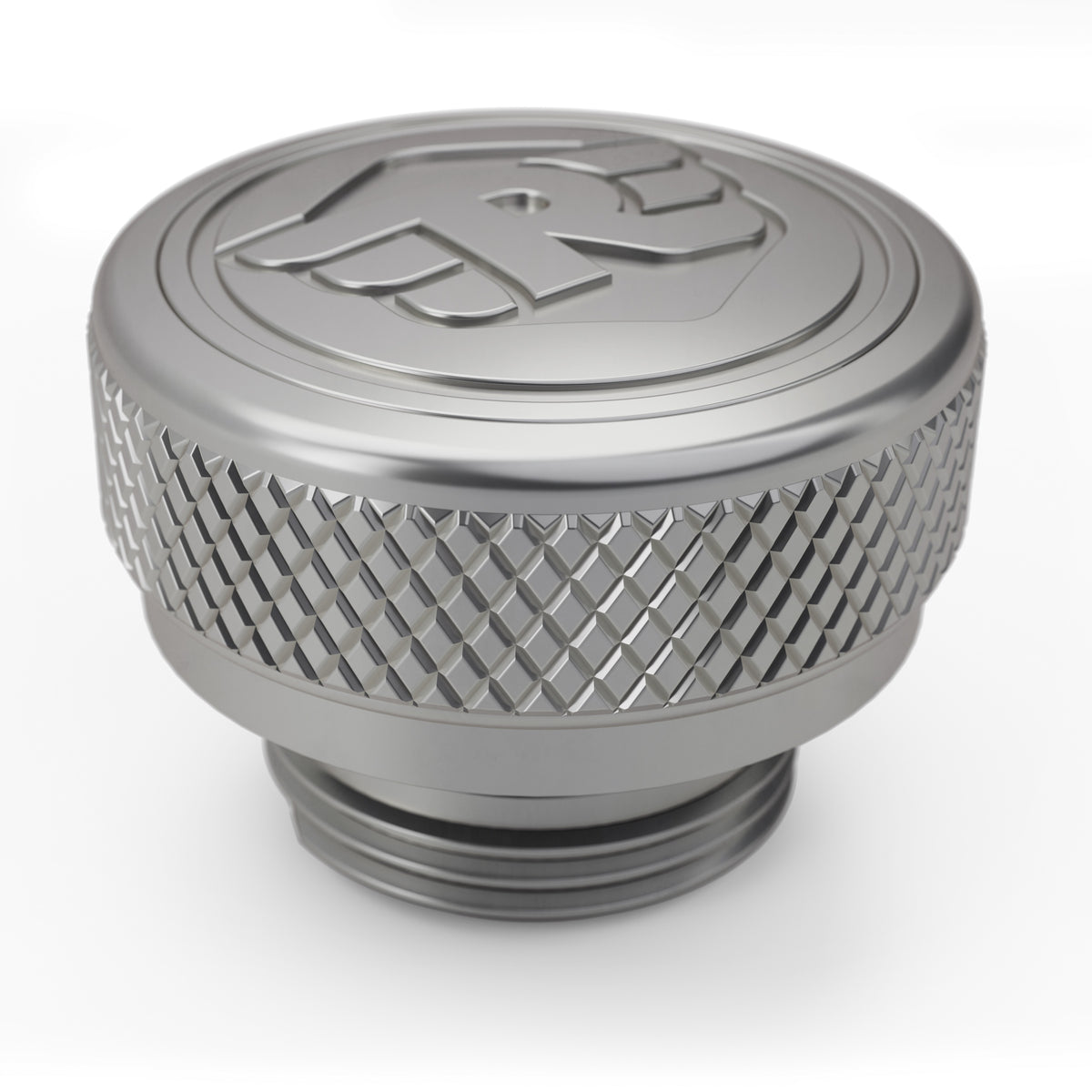 Machined Oil Filler Cap – Silver