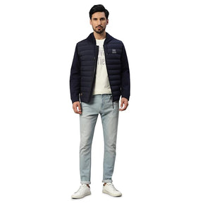 Hybrid Down Sweatshirt – Navy