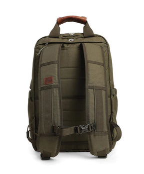 Raveller Backpack – Dark Olive & Brown