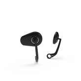 Black Tapered Bar-End Mirrors