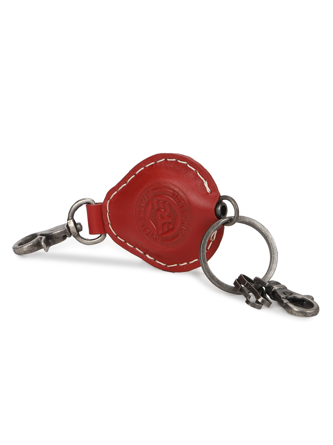 Spring Loaded Key Chain Spring Loaded Key Chain In Red