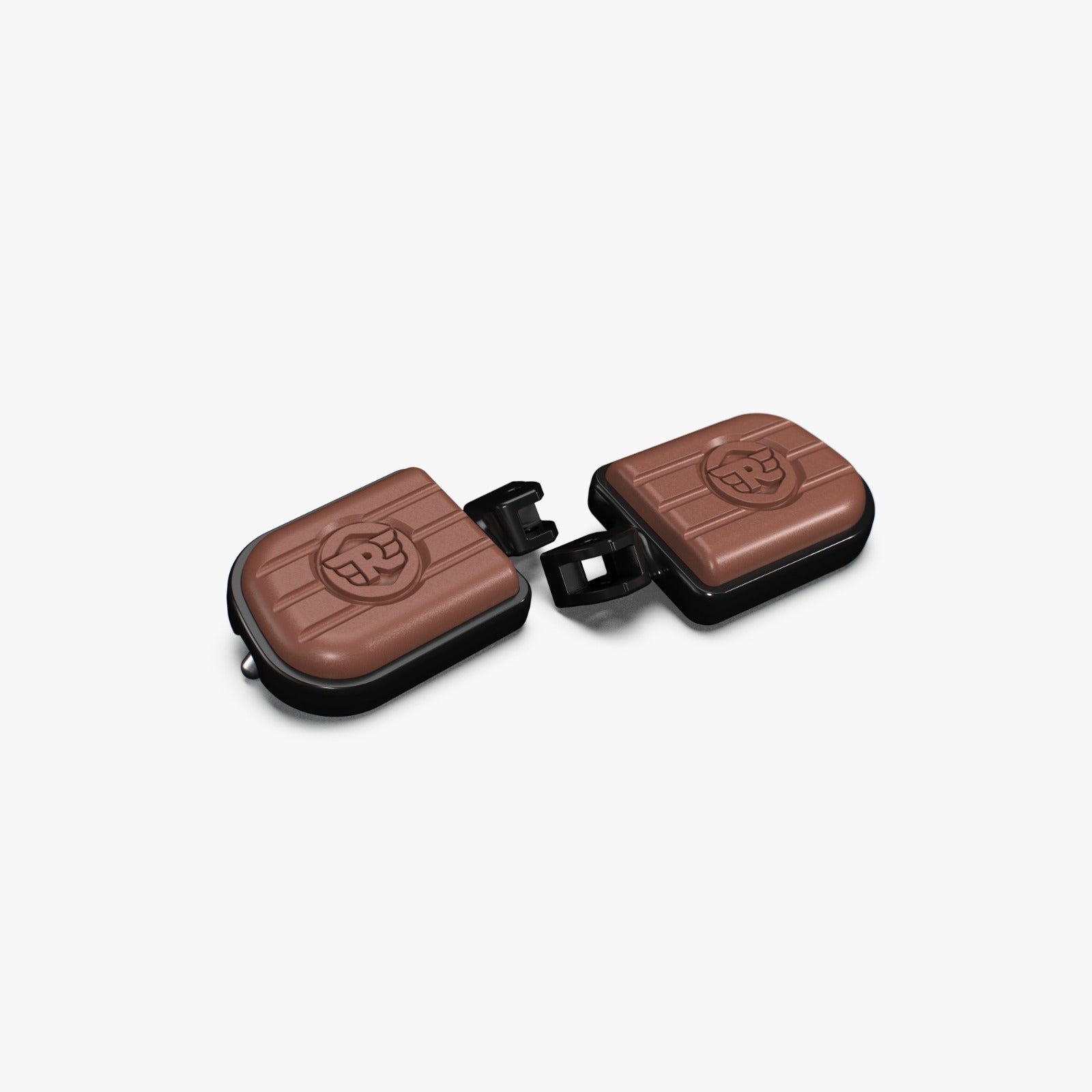 Brown And Black Deluxe Footpegs