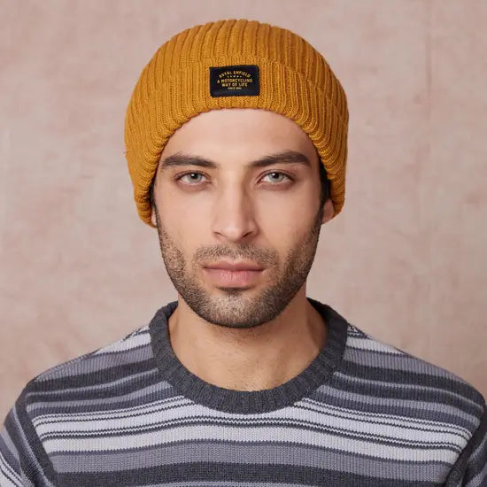 Solid Beanie – Mango