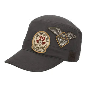 Military Cap – Charcoal